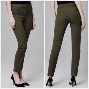 White House Black Market Green Slim Ankle Pants 6